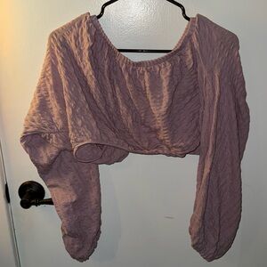 Long sleeve crop top from Urban Outfitters